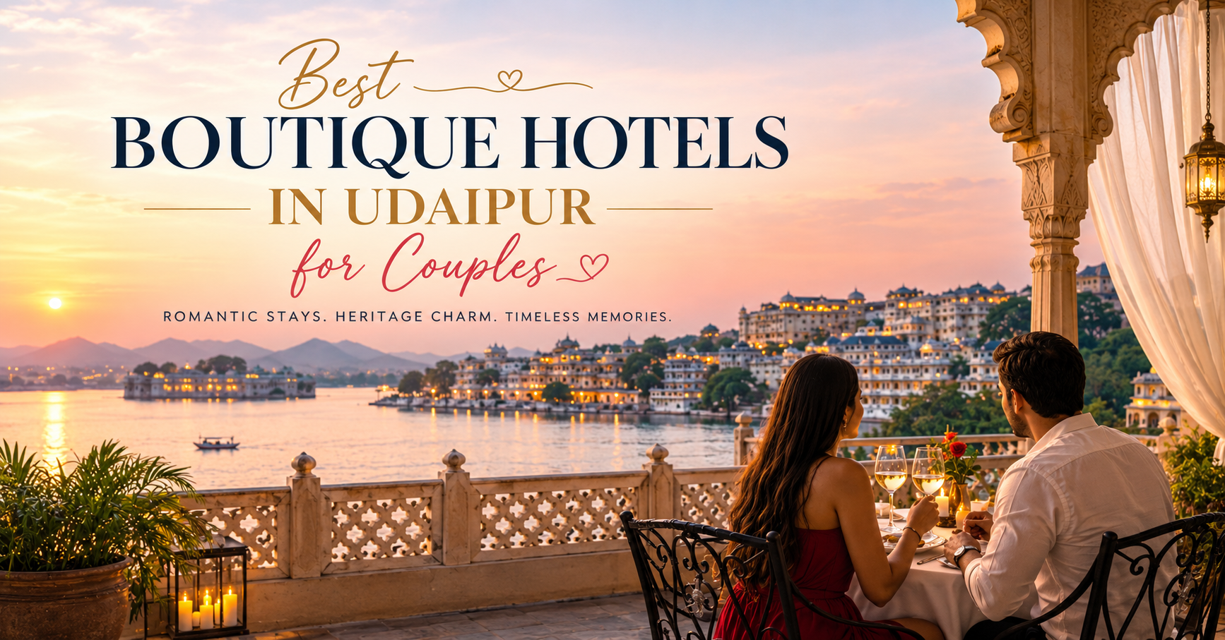 Best Boutique Hotels in Udaipur for Couples